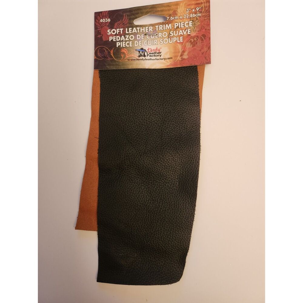 5 New Soft Leather Trim Pieces from Tandy Leather B50